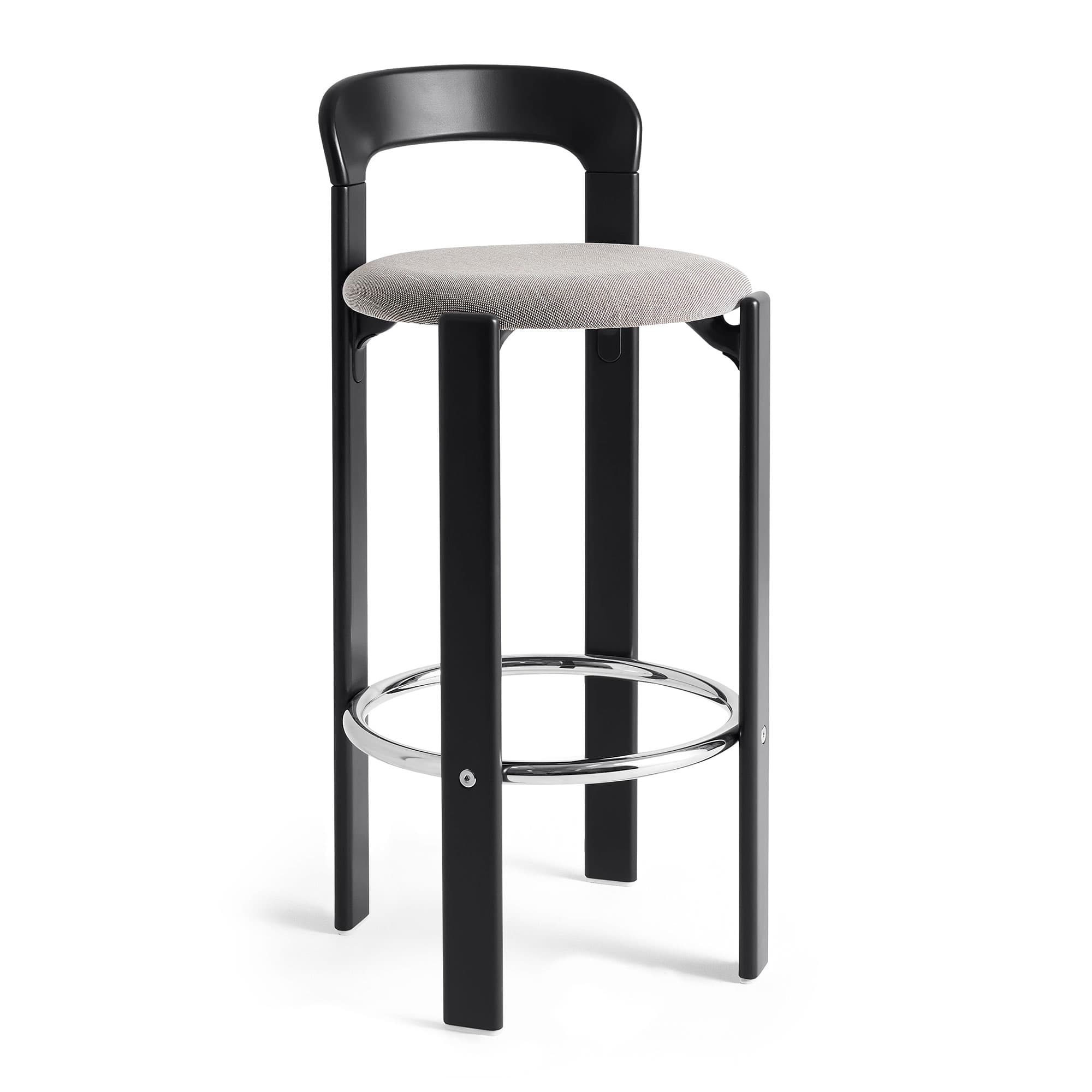 Rey Bar Stool, Seat Upholstered