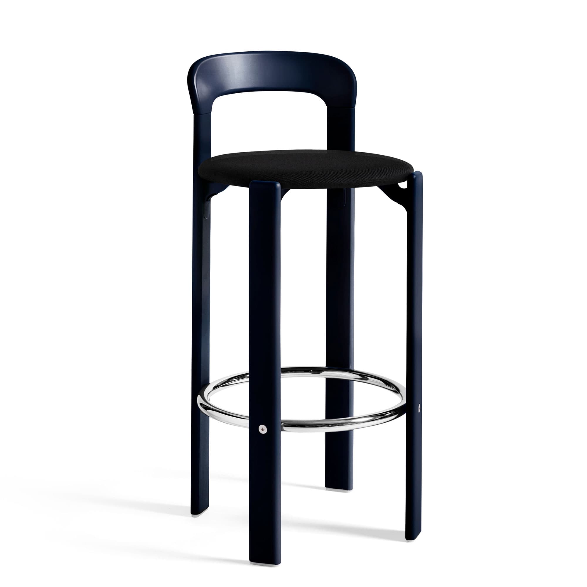 Rey Bar Stool, Seat Upholstered