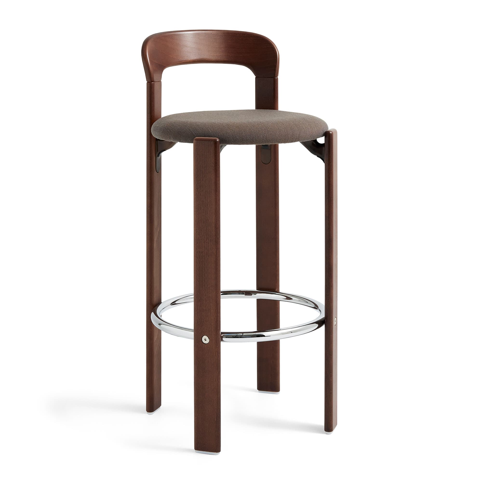 Rey Bar Stool, Seat Upholstered