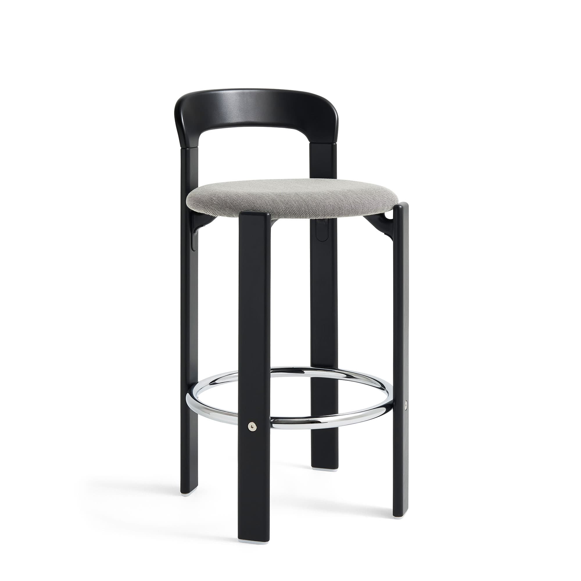 Rey Bar Stool, Seat Upholstered