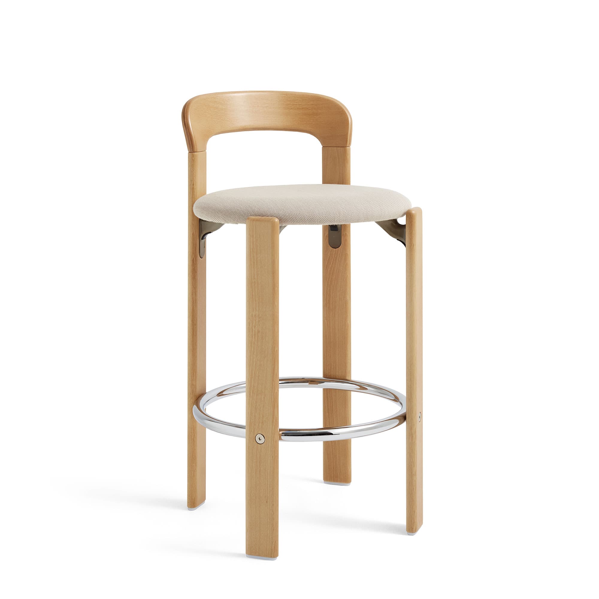 Rey Bar Stool, Seat Upholstered