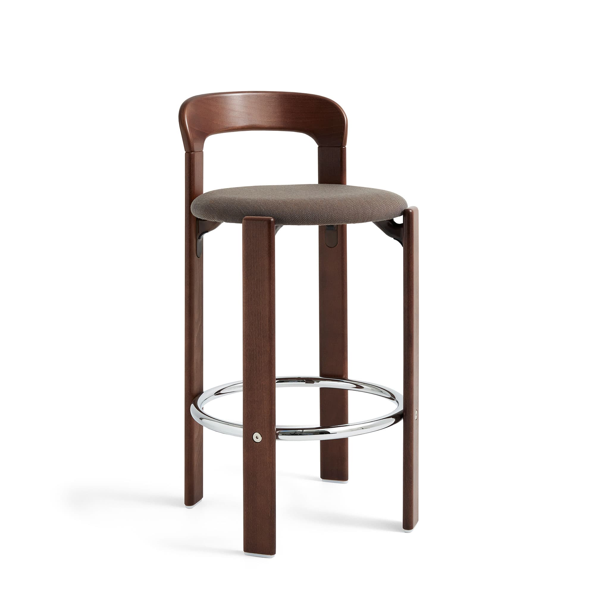 Rey Bar Stool, Seat Upholstered
